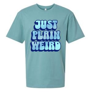 Just Plain Weird Kamala Harris 2024 Sueded Cloud Jersey T-Shirt