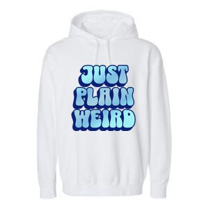 Just Plain Weird Kamala Harris 2024 Garment-Dyed Fleece Hoodie