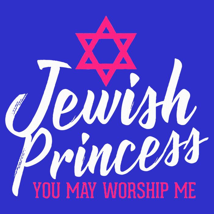 Jewish Princess You May Worship Me Funny Jewish  Zip Tote Bag