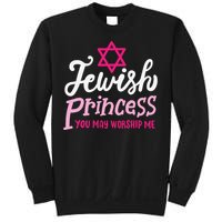 Jewish Princess You May Worship Me Funny Jew Hanukkah Sweatshirt