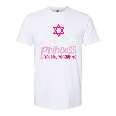 Jewish Princess You May Worship Me Funny Jew Hanukkah Softstyle® CVC T-Shirt