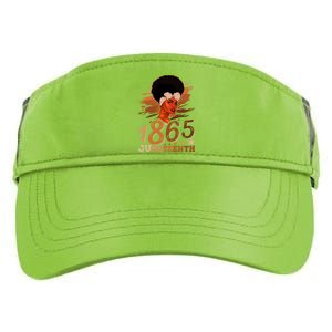 Juneteenth Queen 1865 Ecipation Day Black History Month Gift Adult Drive Performance Visor