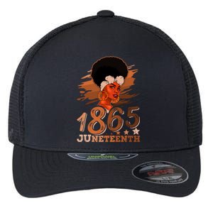 Juneteenth Queen 1865 Ecipation Day Black History Month Gift Flexfit Unipanel Trucker Cap