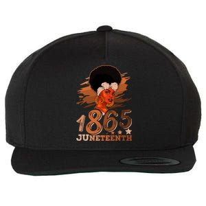 Juneteenth Queen 1865 Ecipation Day Black History Month Gift Wool Snapback Cap