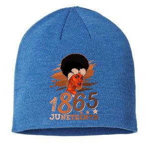 Juneteenth Queen 1865 Ecipation Day Black History Month Gift Sustainable Beanie