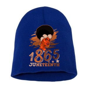 Juneteenth Queen 1865 Ecipation Day Black History Month Gift Short Acrylic Beanie