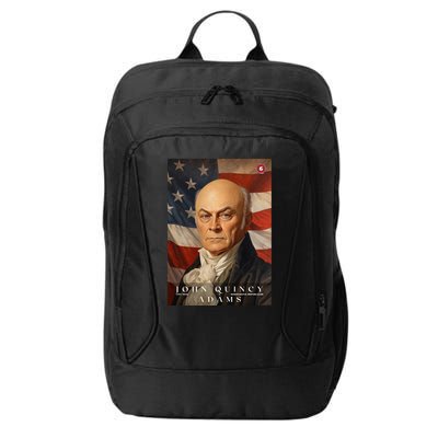 John Quincy Adams 6th President Of The United States Portrait City Backpack