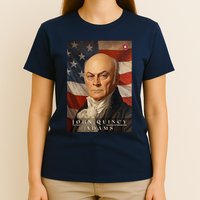 John Quincy Adams 6th President Of The United States Portrait T-Shirt