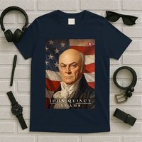 John Quincy Adams 6th President Of The United States Portrait T-Shirt
