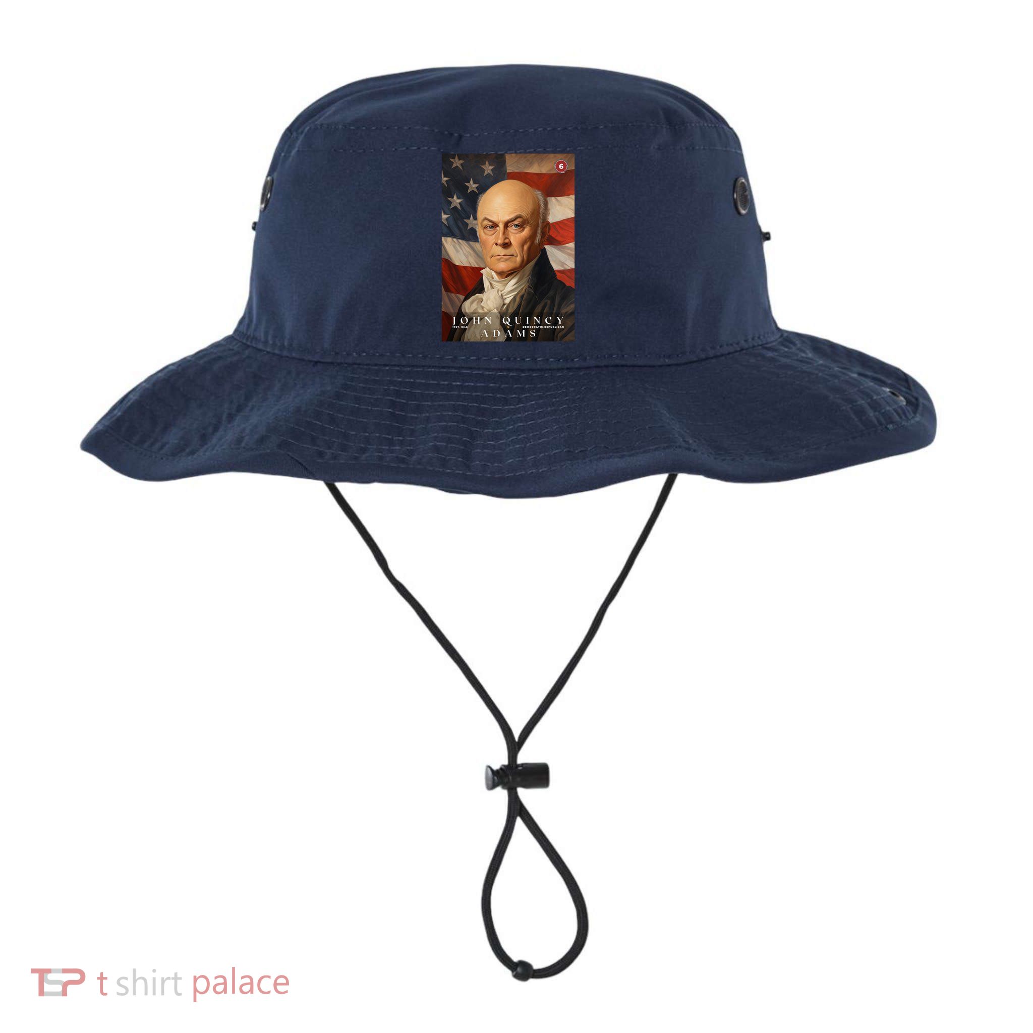 John Quincy Adams 6th President Of The United States Portrait Bucket Hat