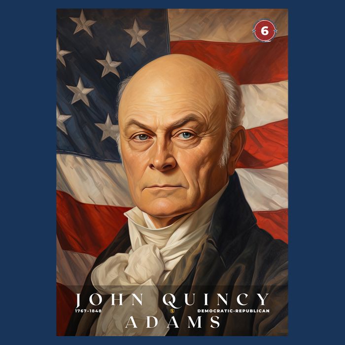John Quincy Adams 6th President Of The United States Portrait Baby Bodysuit