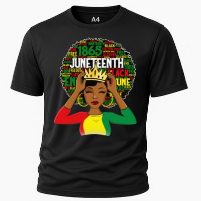 Juneteenth  Queen African American black afro Performance Shirt