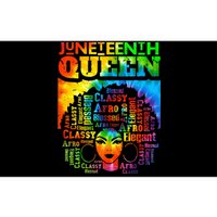 Juneteenth Queen Afro Melanin Black Girl Magic Women Bumper Sticker