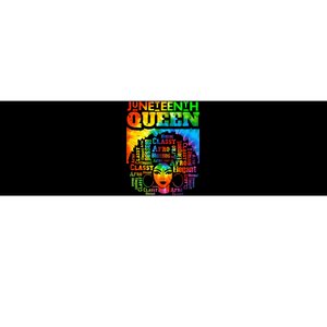 Juneteenth Queen Afro Melanin Black Girl Magic Women Bumper Sticker