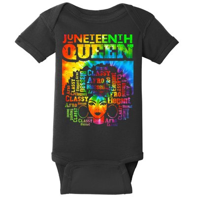 Juneteenth Queen Afro Melanin Black Girl Magic Women Baby Bodysuit