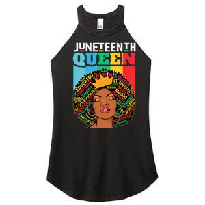 Juneteenth  Queen African American Black Afro Women's Perfect Tri Rocker Tank