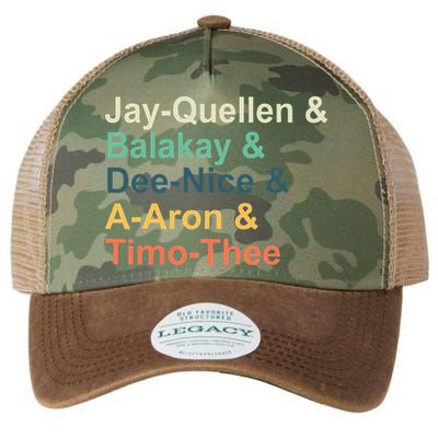 Jay Quellen & Balakay & Dee Nice & A Aron & Timo Thee Legacy Tie Dye Trucker Hat
