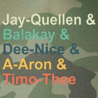 Jay Quellen & Balakay & Dee Nice & A Aron & Timo Thee Legacy Tie Dye Trucker Hat