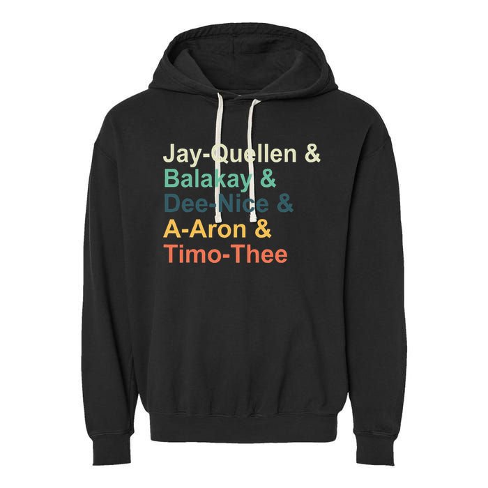 Jay Quellen & Balakay & Dee Nice & A Aron & Timo Thee Garment-Dyed Fleece Hoodie
