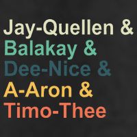 Jay Quellen & Balakay & Dee Nice & A Aron & Timo Thee Garment-Dyed Fleece Hoodie