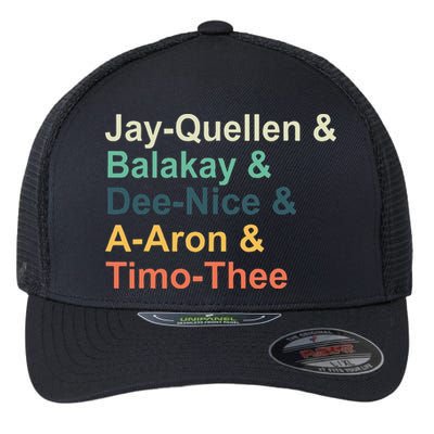 Jay Quellen & Balakay & Dee Nice & A Aron & Timo Thee Flexfit Unipanel Trucker Cap