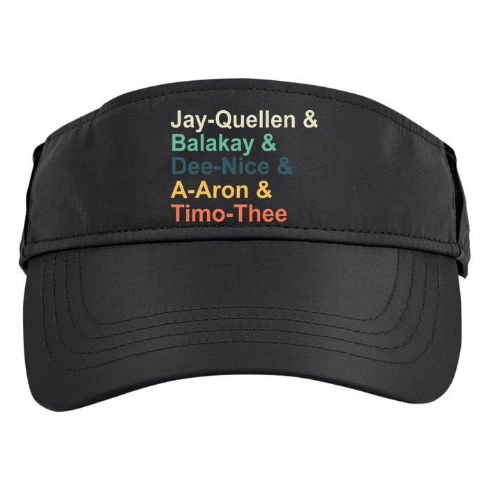 Jay Quellen & Balakay & Dee Nice & A Aron & Timo Thee Adult Drive Performance Visor