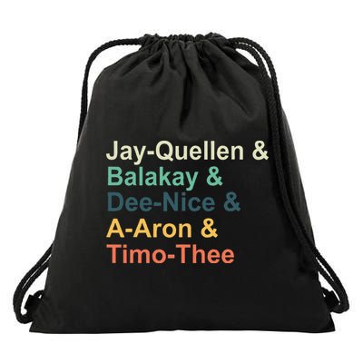 Jay Quellen & Balakay & Dee Nice & A Aron & Timo Thee Drawstring Bag