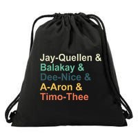 Jay Quellen & Balakay & Dee Nice & A Aron & Timo Thee Drawstring Bag