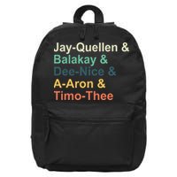 Jay Quellen & Balakay & Dee Nice & A Aron & Timo Thee 16 in Basic Backpack