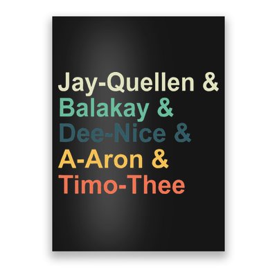 Jay Quellen & Balakay & Dee Nice & A Aron & Timo Thee Poster