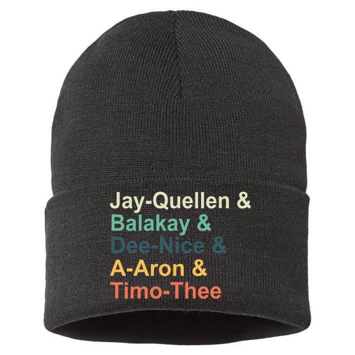 Jay Quellen & Balakay & Dee Nice & A Aron & Timo Thee Sustainable Knit Beanie