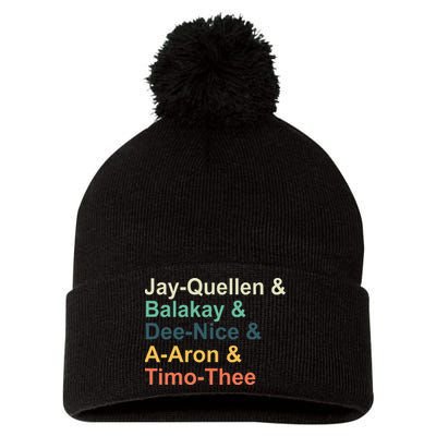 Jay Quellen & Balakay & Dee Nice & A Aron & Timo Thee Pom Pom 12in Knit Beanie