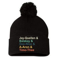 Jay Quellen & Balakay & Dee Nice & A Aron & Timo Thee Pom Pom 12in Knit Beanie