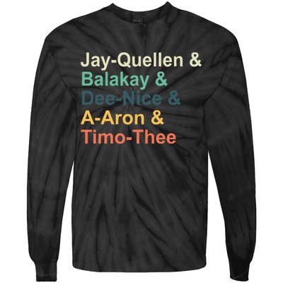 Jay Quellen & Balakay & Dee Nice & A Aron & Timo Thee Tie-Dye Long Sleeve Shirt