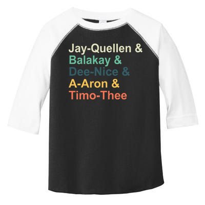 Jay Quellen & Balakay & Dee Nice & A Aron & Timo Thee Toddler Fine Jersey T-Shirt