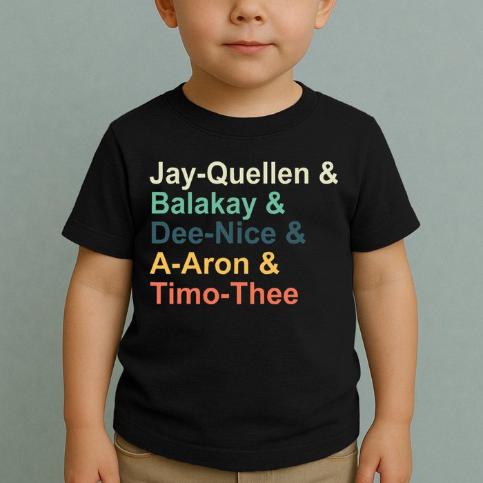 Jay Quellen & Balakay & Dee Nice & A Aron & Timo Thee Toddler T-Shirt