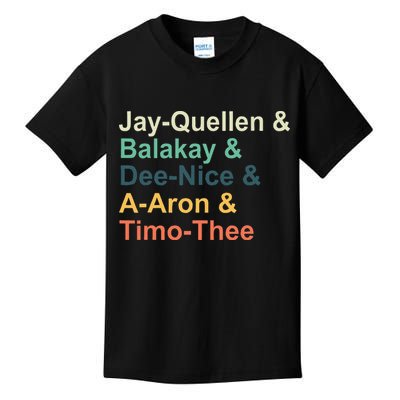 Jay Quellen & Balakay & Dee Nice & A Aron & Timo Thee Kids T-Shirt