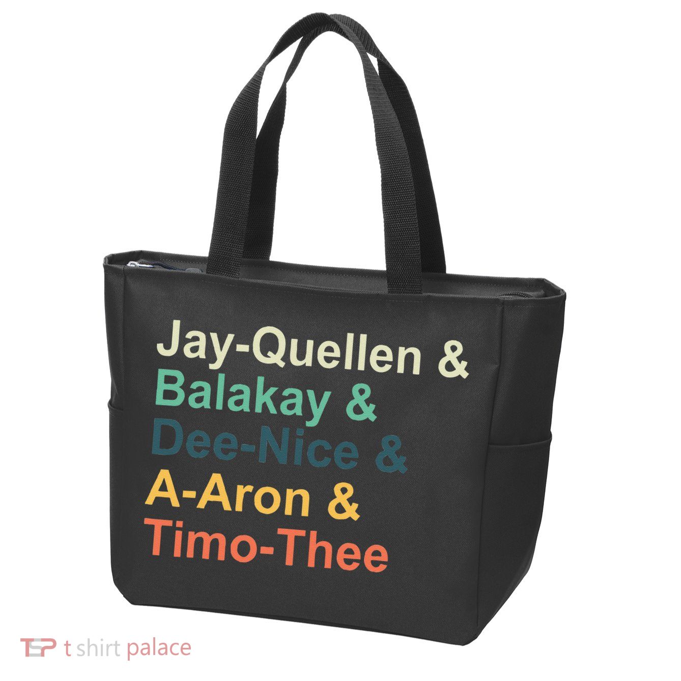 Jay Quellen & Balakay & Dee Nice & A Aron & Timo Thee Zip Tote Bag