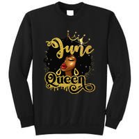 June Queen Birthday Afro African American Wo Sweatshirt