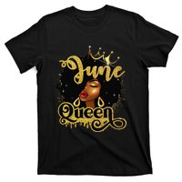 June Queen Birthday Afro African American Wo T-Shirt