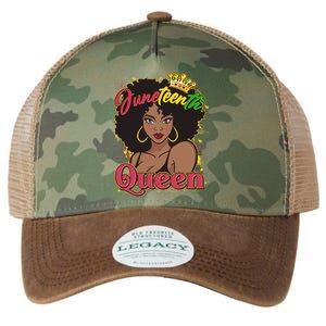 Juneteenth Queen Black African American Woman Afro Legacy Tie Dye Trucker Hat