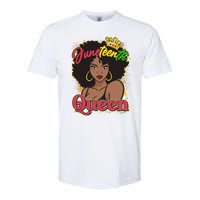 Juneteenth Queen Black African American Woman Afro Softstyle CVC T-Shirt