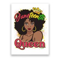 Juneteenth Queen Black African American Woman Afro Poster