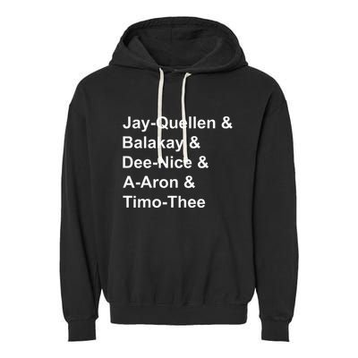 Jay Quellen & Balakay & Dee Nice & A Aron & Timo Thee Garment-Dyed Fleece Hoodie