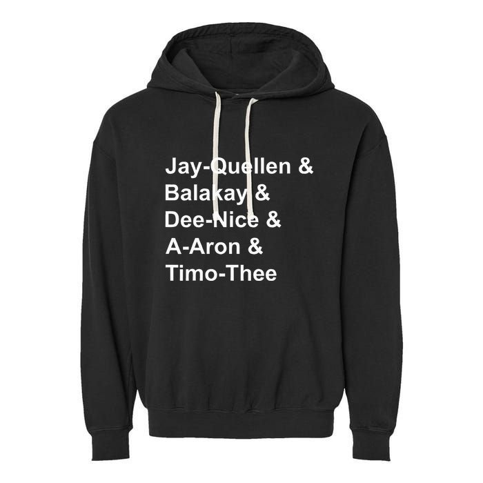 Jay Quellen & Balakay & Dee Nice & A Aron & Timo Thee Garment-Dyed Fleece Hoodie