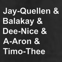 Jay Quellen & Balakay & Dee Nice & A Aron & Timo Thee Garment-Dyed Fleece Hoodie