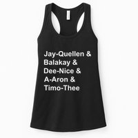 Jay Quellen & Balakay & Dee Nice & A Aron & Timo Thee Womens Tank Top