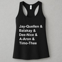 Jay Quellen & Balakay & Dee Nice & A Aron & Timo Thee Womens Tank Top