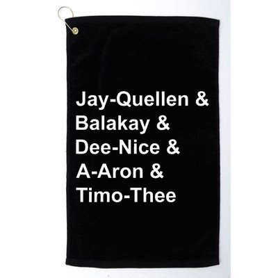 Jay Quellen & Balakay & Dee Nice & A Aron & Timo Thee Golf Towel