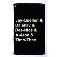 Jay Quellen & Balakay & Dee Nice & A Aron & Timo Thee Golf Towel